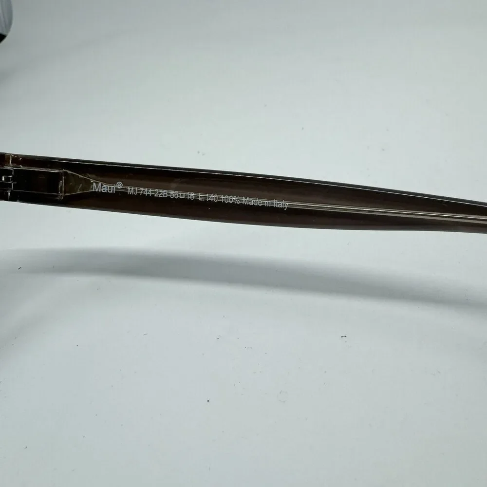 Maui Jim Italy Starfish MJ744-22B 56-16-140 Brown/Blue Sunglasses Frame‎ H11410